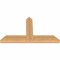 Ekena Millwork Portland Timber Gable Bracket, Western Red Cedar, 48"W x 28"H x 3 1/2"D x 5 1/2"F, 14/12 Pitch GBW048X28X0406POR00SWR - alternate 4
